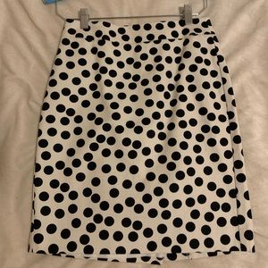 Ann Taylor polka dot skirt
